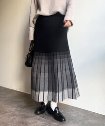 Chez toi | グラデーションニットスカート(スカート)