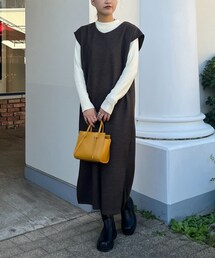 Chez toi | ニットプルオーバー×カフタンワンピース(ワンピース)