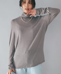 RIVE DROITE | 予約【小山田早織さん着用】カシミヤシルクシアータートルカットソー(Tシャツ/カットソー)
