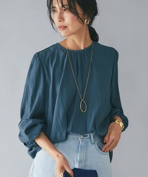 RIVE DROITE（リヴドロワ）の「予約【クラシカルなネックライン】カッセンギャザーネックブラウス（シャツ/ブラウス）」