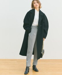 RIVE DROITE（リヴドロワ）の「【初コラボ！美脚見えテーパードパンツ】小山田早織さんコラボチェックパンツ（その他パンツ）」