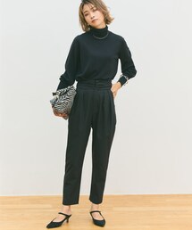 RIVE DROITE（リヴドロワ）の「【細見え効果抜群の美シルエット】小山田早織さんコラボパンツ（その他パンツ）」