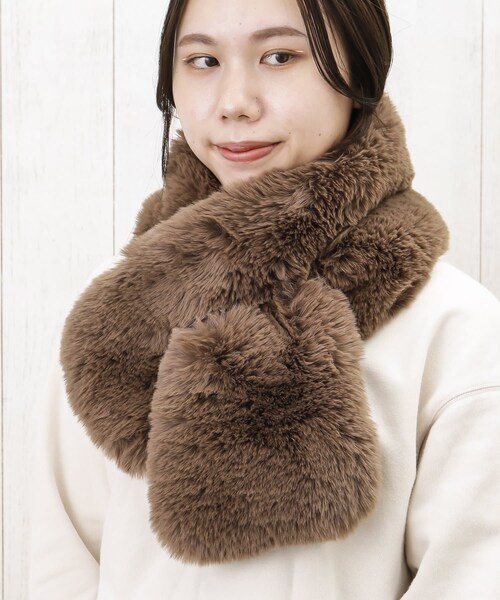salut!(サリュ!)の「ニットスヌード(アイボリー)(マフラー)」 - WEAR salut!(サリュ!)の「ニットスヌード(アイボリー)(マフラー)」 - WEAR