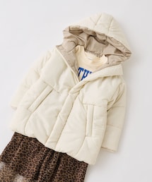 CIAOPANIC TYPY（チャオパニックティピー）の「【KIDS】フェイクダウン配色モンスターパーカー/中綿ロング（ダウンジャケット/コート・キッズ）」