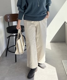 un dix cors（アンディコール）の「【Moname（モナーム）】コーデュロイイージーワイド（その他パンツ）」