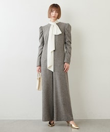 Whim Gazette（ウィムガゼット）の「パフスリーブジャンプスーツ