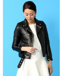 Rouge vif la cle | ラムライダースブルゾン2015SS【予約】(その他)