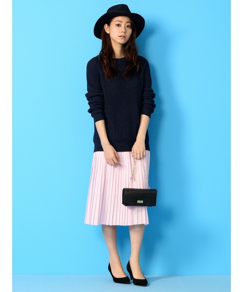 Rouge vif la cle（ルージュヴィフラクレ）の「つば広ウールハット（その他・レディース・ブラック/キャメル/ネイビー・F）」の13枚目の写真