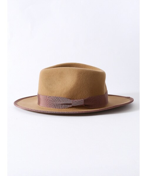 Rouge vif la cle（ルージュヴィフラクレ）の「つば広ウールハット（その他・レディース・ブラック/キャメル/ネイビー・F）」の5枚目の写真