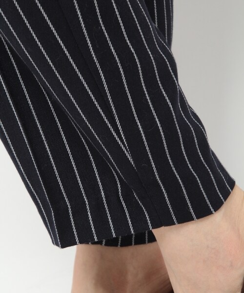 LOWRYS FARM(ローリーズファーム)の「アソートガラテーパードパンツ/mikoa(パンツ・グレー*ストライプ/チェック/ネイビー*ストライプ・M/L)」の8枚目の写真