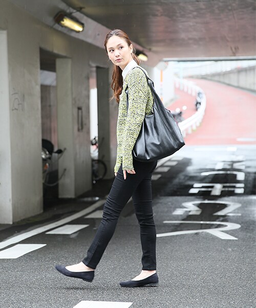 GLOBAL WORK（グローバルワーク）の「ポインテッドバレエ（シューズ・レディース・ブラック(09)/バイカラー(35)/ゴールド(60)/カモフラ(78)・Ｓ/Ｍ/Ｌ）」の5枚目の写真