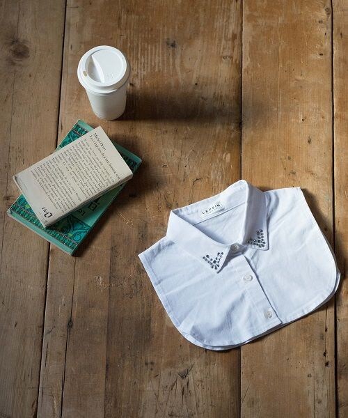 LEPSIM（レプシィム）の「【WEB先行予約】アソートエリインナー（ファッション雑貨・レディース・オフ(レース）/オフ（シルバージャガード）/ブラック（オオガンジー）/ホットフィット・FREE SIZE）」の6枚目の写真