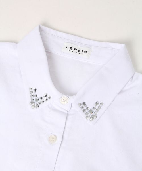 LEPSIM（レプシィム）の「【WEB先行予約】アソートエリインナー（ファッション雑貨・レディース・オフ(レース）/オフ（シルバージャガード）/ブラック（オオガンジー）/ホットフィット・FREE SIZE）」の10枚目の写真