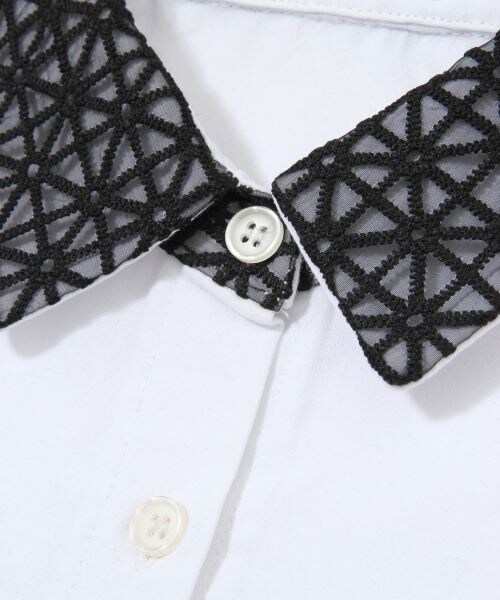 LEPSIM（レプシィム）の「【WEB先行予約】アソートエリインナー（ファッション雑貨・レディース・オフ(レース）/オフ（シルバージャガード）/ブラック（オオガンジー）/ホットフィット・FREE SIZE）」の14枚目の写真