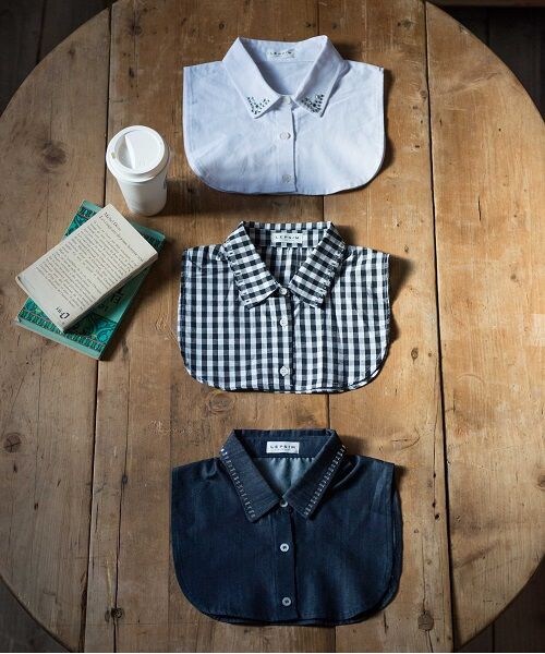 LEPSIM（レプシィム）の「【WEB先行予約】アソートエリインナー（ファッション雑貨・レディース・オフ(レース）/オフ（シルバージャガード）/ブラック（オオガンジー）/ホットフィット・FREE SIZE）」の5枚目の写真