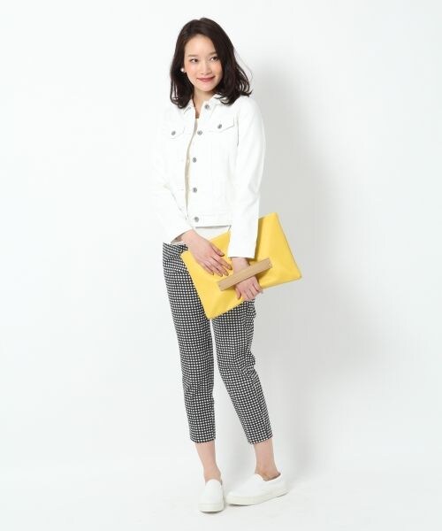 BLISS POINT Womens（ブリスポイント ウイメンズ）の「【WEB限定先行予約】ベーシッククラッチ（バッグ・レディース・ホワイト/ブラック/シルバー/イエロー×ベージュ/グリーン/カモフラ×ブラック/ネイビー×グリーン・ONE SIZE）」の11枚目の写真