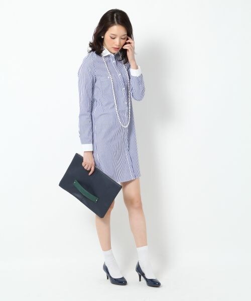 BLISS POINT Womens（ブリスポイント ウイメンズ）の「【WEB限定先行予約】ベーシッククラッチ（バッグ・レディース・ホワイト/ブラック/シルバー/イエロー×ベージュ/グリーン/カモフラ×ブラック/ネイビー×グリーン・ONE SIZE）」の10枚目の写真