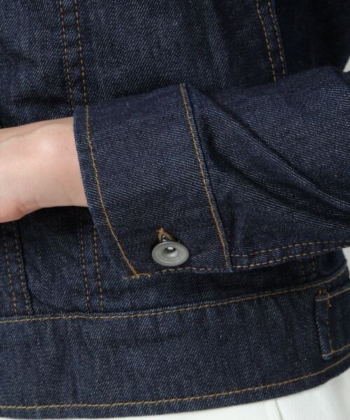 BLISS POINT Womens（ブリスポイント ウイメンズ）の「【WEB限定先行予約】デニムGジャン（ジャケット/アウター・レディース・ホワイト/ブルー/ネイビー・Ｍ/Ｌ）」の8枚目の写真