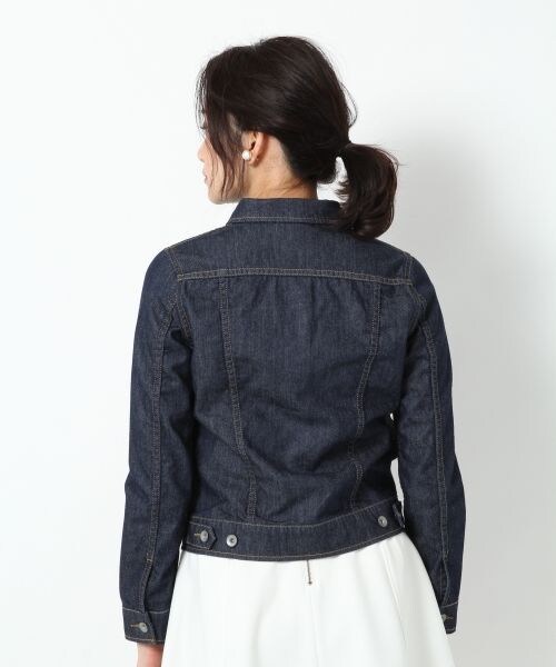 BLISS POINT Womens（ブリスポイント ウイメンズ）の「【WEB限定先行予約】デニムGジャン（ジャケット/アウター・レディース・ホワイト/ブルー/ネイビー・Ｍ/Ｌ）」の5枚目の写真