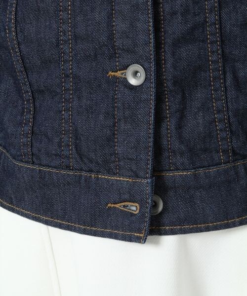BLISS POINT Womens（ブリスポイント ウイメンズ）の「【WEB限定先行予約】デニムGジャン（ジャケット/アウター・レディース・ホワイト/ブルー/ネイビー・Ｍ/Ｌ）」の9枚目の写真