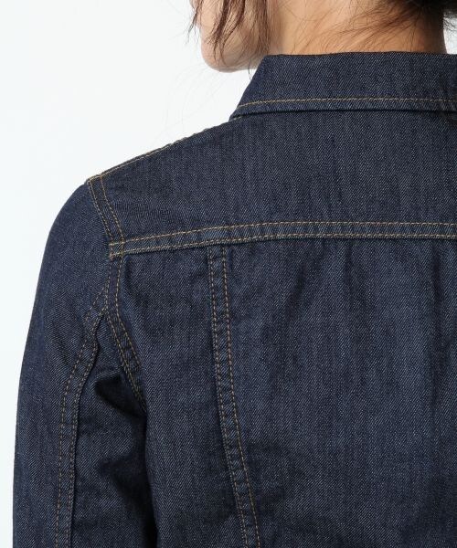 BLISS POINT Womens（ブリスポイント ウイメンズ）の「【WEB限定先行予約】デニムGジャン（ジャケット/アウター・レディース・ホワイト/ブルー/ネイビー・Ｍ/Ｌ）」の10枚目の写真