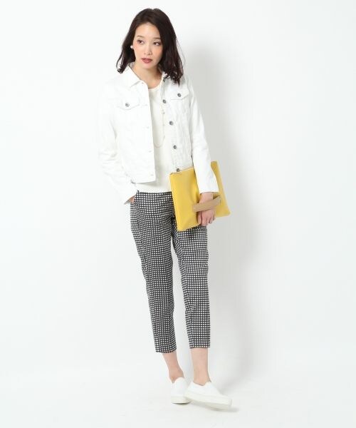 BLISS POINT Womens（ブリスポイント ウイメンズ）の「【WEB限定先行予約】デニムGジャン（ジャケット/アウター・レディース・ホワイト/ブルー/ネイビー・Ｍ/Ｌ）」の15枚目の写真