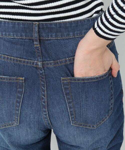 BLISS POINT Womens（ブリスポイント ウイメンズ）の「【WEB限定先行予約】テーパードデニムパンツ（パンツ・レディース・ホワイト/ブルー/ネイビー/クラッシュ・Ｓ/Ｍ/Ｌ）」の10枚目の写真