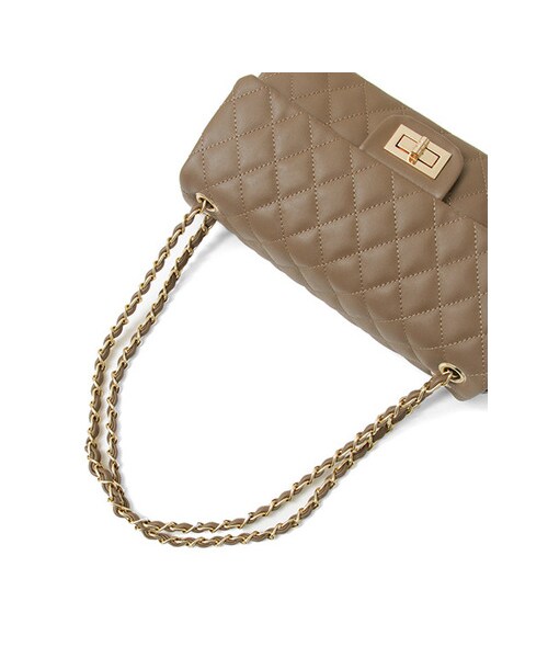 URBAN RESEARCH（アーバンリサーチ）の「jujube　キルティングショルダーBAG（バッグ・レディース・BLACK/MOCA・-）」の6枚目の写真