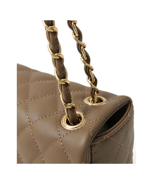 URBAN RESEARCH（アーバンリサーチ）の「jujube　キルティングショルダーBAG（バッグ・レディース・BLACK/MOCA・-）」の8枚目の写真