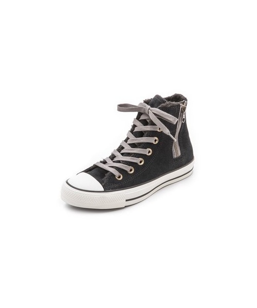 CONVERSE(コンバース)の「Converse Chuck Taylor All Star Side Zip Sneakers(スニーカー・レディース・Black・9.5/9/10/11/8.5/6.5/6/7.5/8/7)」の1枚目の写真