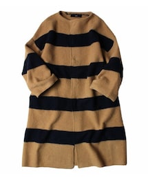 45R（フォーティファイブアール）の「ウール縮絨ボーダーコート