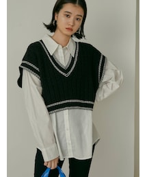 EMODA | ディープVネックベスト(ベスト)