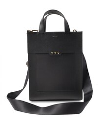 CULLNI | Leather vertical mini tote bag(ハンドバッグ)