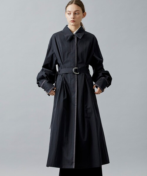 ELIN(エリン)の「別注fit flare coat(その他アウター・レディース・BLK/BGE/TAN・36/38)」の1枚目の写真