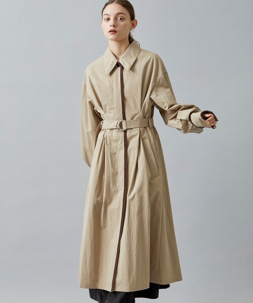 ELIN(エリン)の「別注fit flare coat(その他アウター・レディース・BLK/BGE/TAN・36/38)」の2枚目の写真