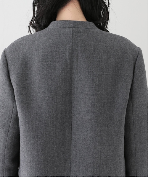 Plage ノーカラーショートコート JOURNAL STANDARD relume｜ノーカラーライトショートコート