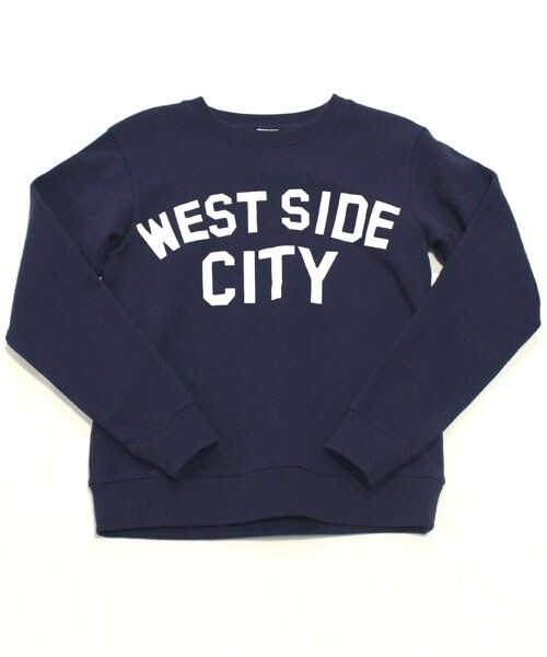 RNA-N（アールエヌエーエヌ）の「＜予約＞WEST SIDE CITYトレーナー（トップス・レディース・ネイビー/杢グレー/クリーム・M）」の6枚目の写真