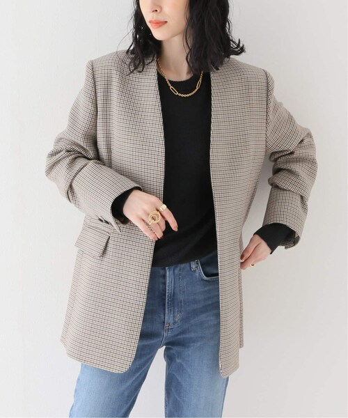 Plage プラージュ RIAM チェックコートジャケット plage（プラージュ）の「【R'IAM】 チェック コート ジャケット