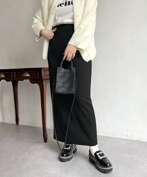 prose verse | 【バックウエストゴム仕様】起毛ナロースカート(スカート)