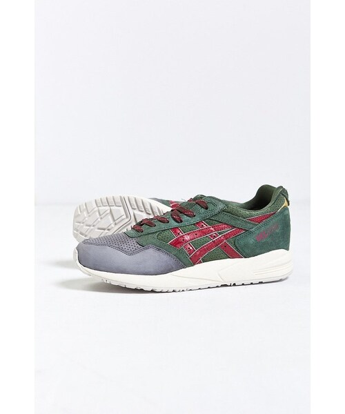 ASICS(アシックス)の「Asics Gel Saga Christmas Tree Running Sneaker(スニーカー・メンズ・OLIVE・11.5/7.5/14/13/9/10.5/10/9.5/8/11/8.5/7/12)」の2枚目の写真