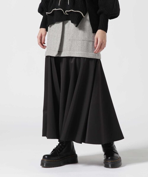 ROYAL FLASH（ロイヤルフラッシュ）の「Risley/リズレー/ヘリンボーン2WAYスカート/ヘリンボーン2WAYスカート（スカート・グレー/ベージュ・F）」の4枚目の写真