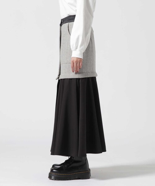 ROYAL FLASH（ロイヤルフラッシュ）の「Risley/リズレー/ヘリンボーン2WAYスカート/ヘリンボーン2WAYスカート（スカート・グレー/ベージュ・F）」の7枚目の写真