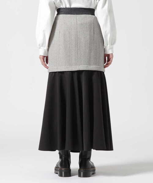 ROYAL FLASH（ロイヤルフラッシュ）の「Risley/リズレー/ヘリンボーン2WAYスカート/ヘリンボーン2WAYスカート（スカート・グレー/ベージュ・F）」の8枚目の写真