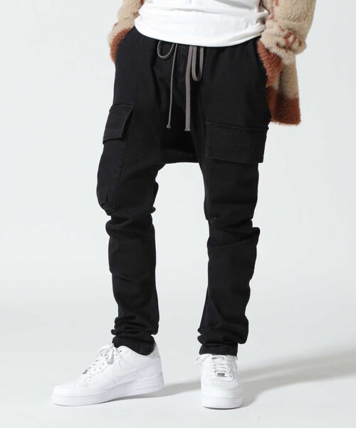 ROYAL FLASH(ロイヤルフラッシュ)の「A.F ARTEFACT/エーエフ・アーティファクト/Denim Sarouel Skinny Long Pants(その他・ブラック・1/2/3)」の1枚目の写真