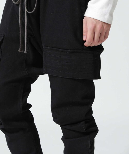 ROYAL FLASH(ロイヤルフラッシュ)の「A.F ARTEFACT/エーエフ・アーティファクト/Denim Sarouel Skinny Long Pants(その他・ブラック・1/2/3)」の7枚目の写真