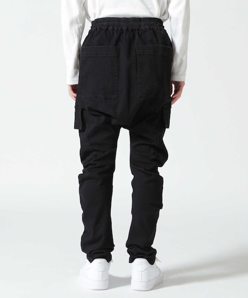 ROYAL FLASH(ロイヤルフラッシュ)の「A.F ARTEFACT/エーエフ・アーティファクト/Denim Sarouel Skinny Long Pants(その他・ブラック・1/2/3)」の4枚目の写真