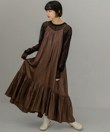 KBF | 蛋糕細肩帶洋裝(ワンピース/ドレス)