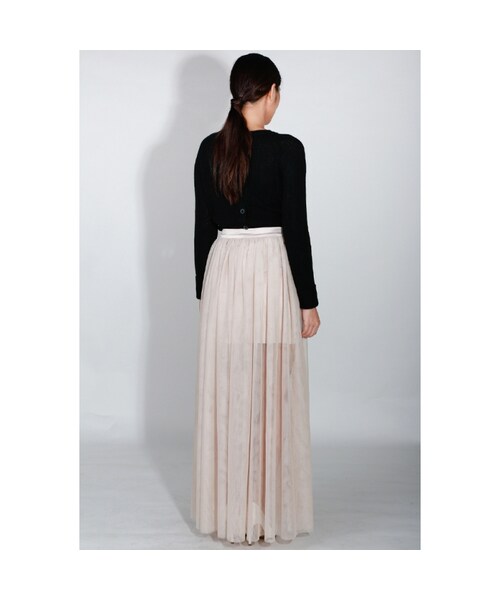 KLARRA（クラーラ）の「Lilith Mesh Maxi Skirt in Dusty Grey（その他・レディース・Dusty Grey/Champagne・XS/S/M/L）」の15枚目の写真