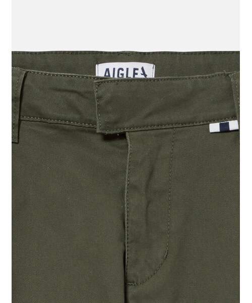 AIGLE（エーグル）の「テーパードカーゴパンツ（カーゴパンツ・キッズ・カーキ (642)）」の3枚目の写真