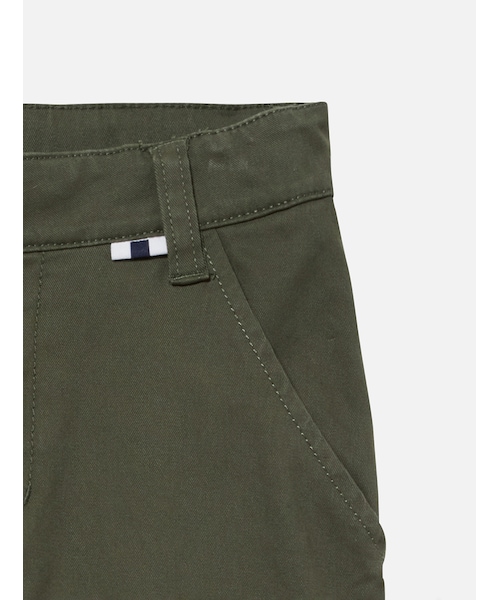 AIGLE（エーグル）の「テーパードカーゴパンツ（カーゴパンツ・キッズ・カーキ (642)）」の5枚目の写真